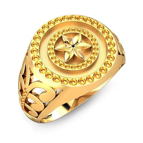 gold designer ring - designer gold rings for men.